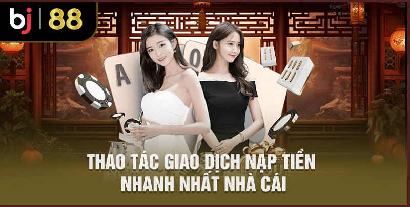 Thao tác nạp tiền đơn giản